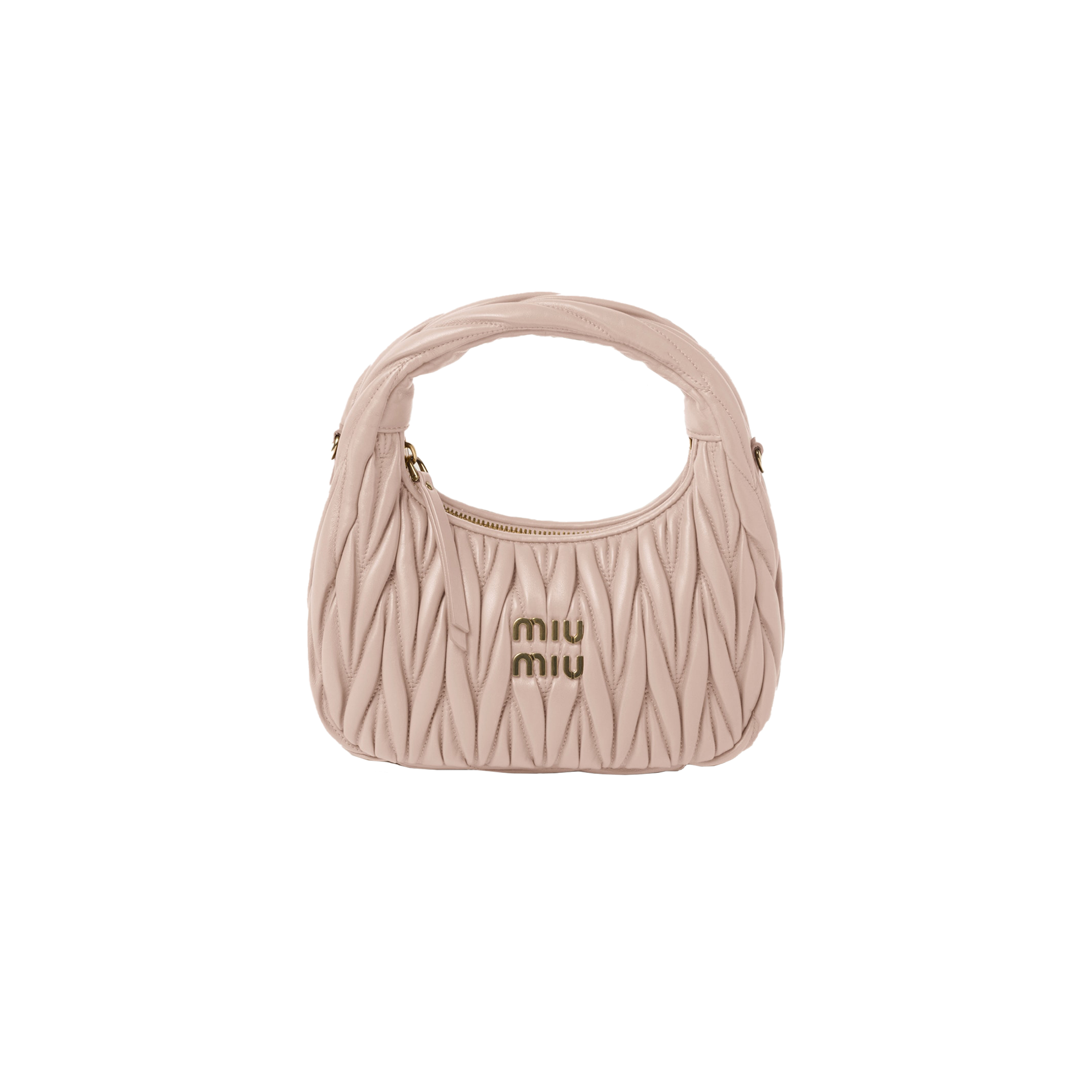M1v M1v wander matelassÉ nappa leather hobo bag 5bc125 (20*17*6cm)
